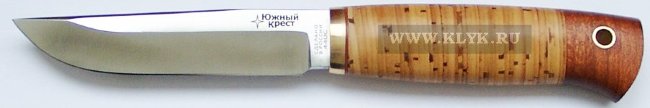 Нож Южный Крест Кузьмич (сталь 440C, береста, кевазинго)