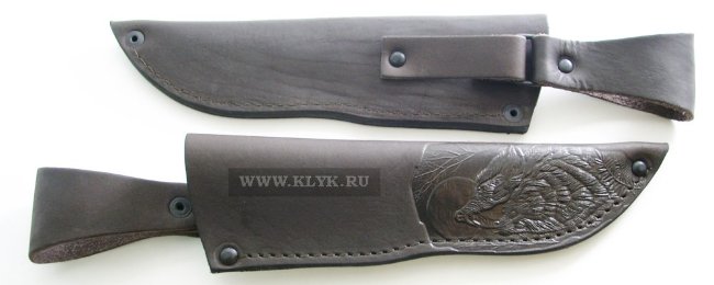 Ножны малые для ножа коричневые (кожа)
