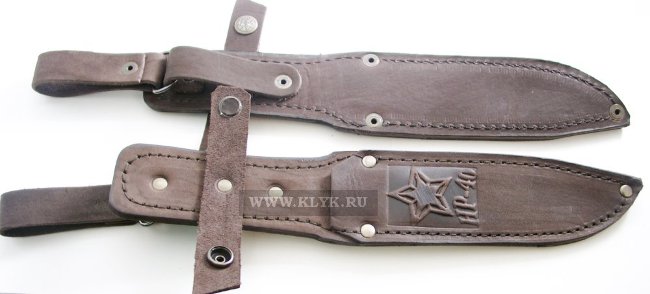 Ножны для ножа НР-40 коричневые (кожа)