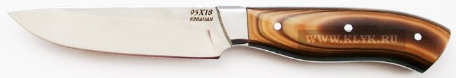 Нож МТ-15 (сталь 95х18, пластик) цельнометаллический