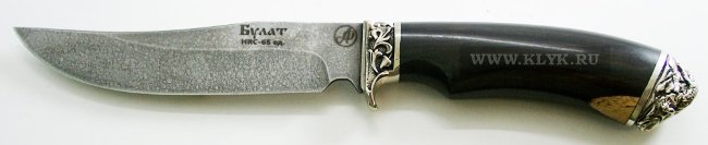 Нож Рыбак (нержавеющий булат, граб, мельхиор)